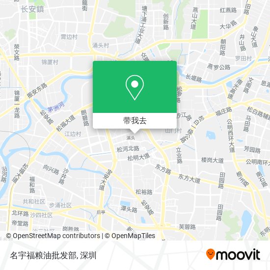 名宇福粮油批发部地图
