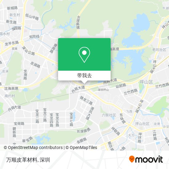 万顺皮革材料地图