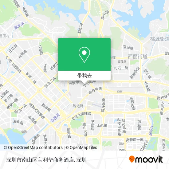 深圳市南山区宝利华商务酒店地图