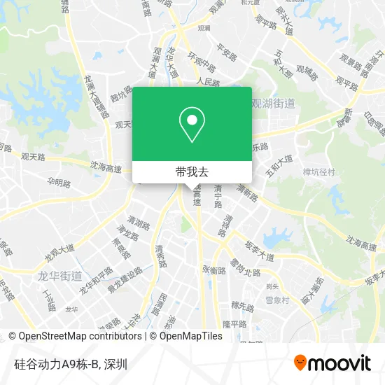 硅谷动力A9栋-B地图