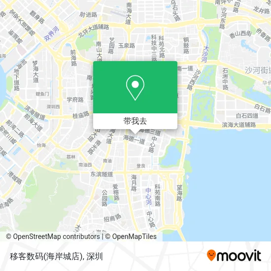 移客数码(海岸城店)地图