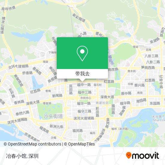 冶春小馆地图