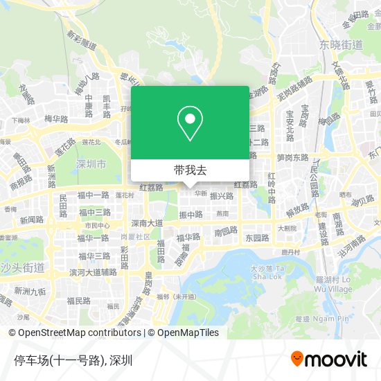 停车场(十一号路)地图
