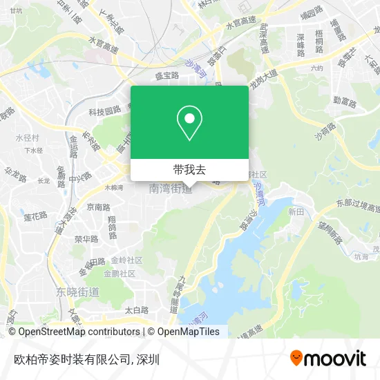 欧柏帝姿时装有限公司地图