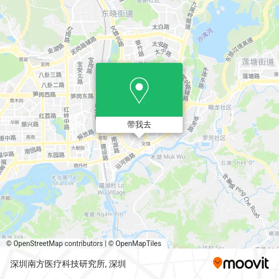 深圳南方医疗科技研究所地图