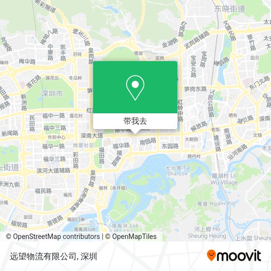 远望物流有限公司地图