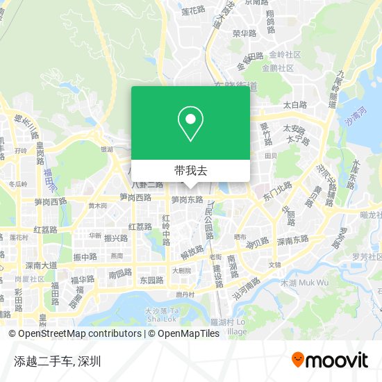 添越二手车地图