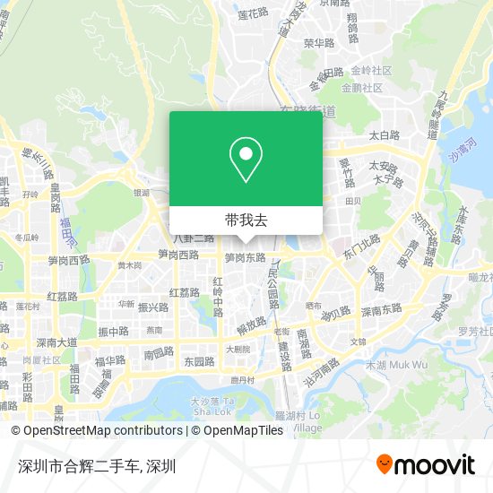 深圳市合辉二手车地图