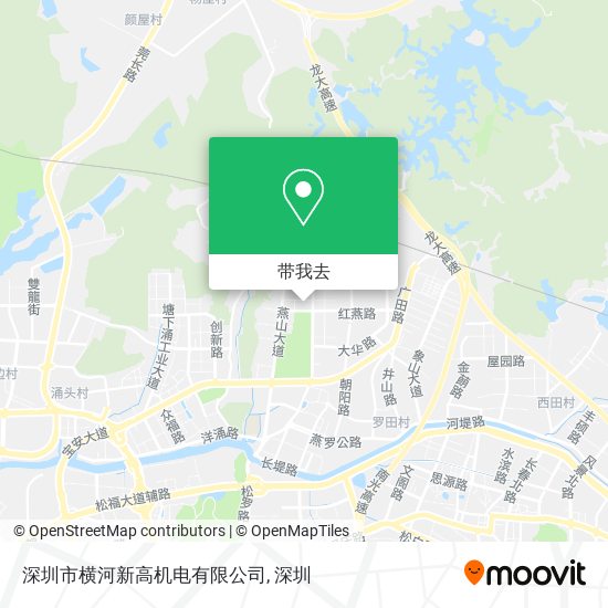 深圳市横河新高机电有限公司地图