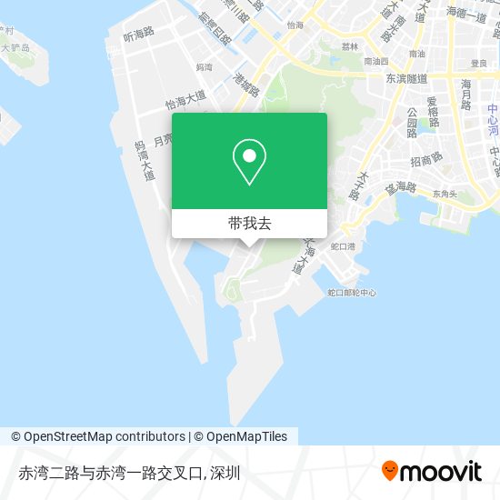 赤湾二路与赤湾一路交叉口地图