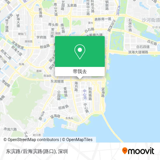 东滨路/后海滨路(路口)地图