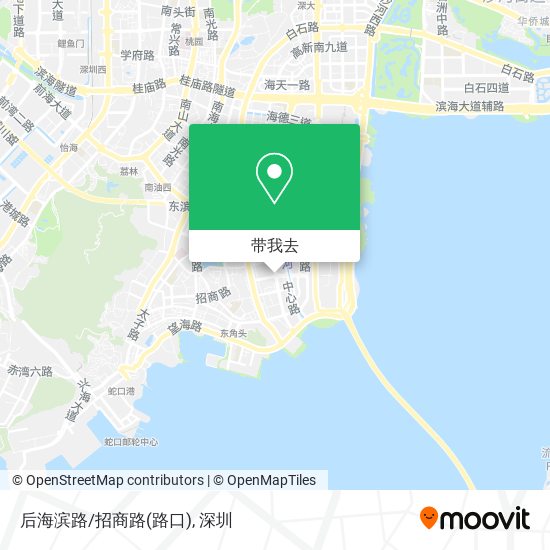 后海滨路/招商路(路口)地图
