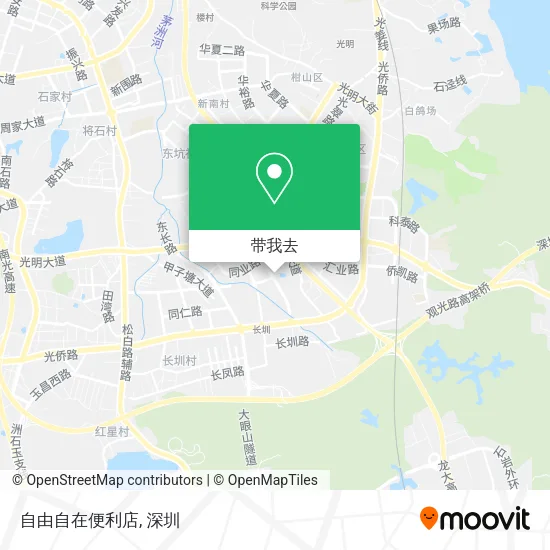 自由自在便利店地图