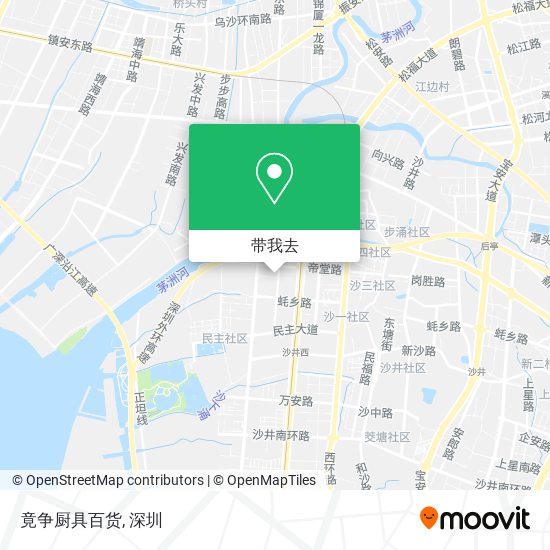 竟争厨具百货地图