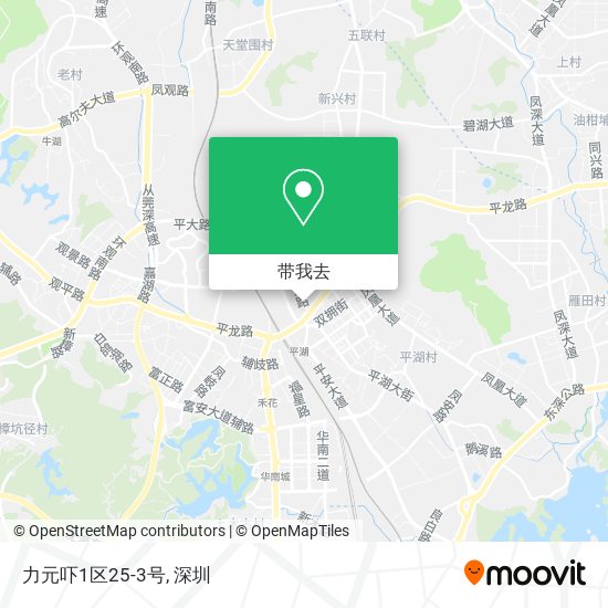 力元吓1区25-3号地图