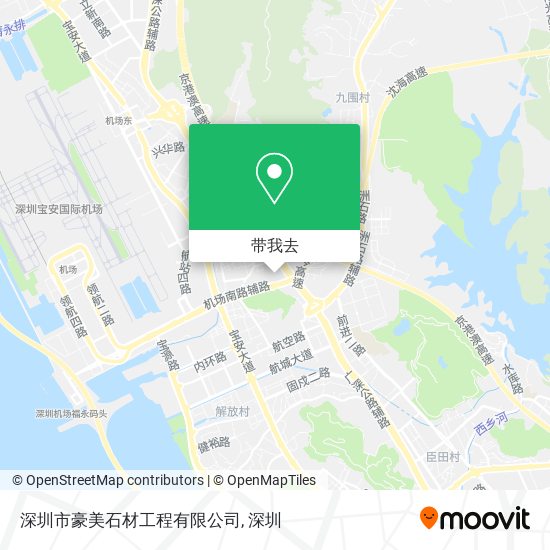 深圳市豪美石材工程有限公司地图