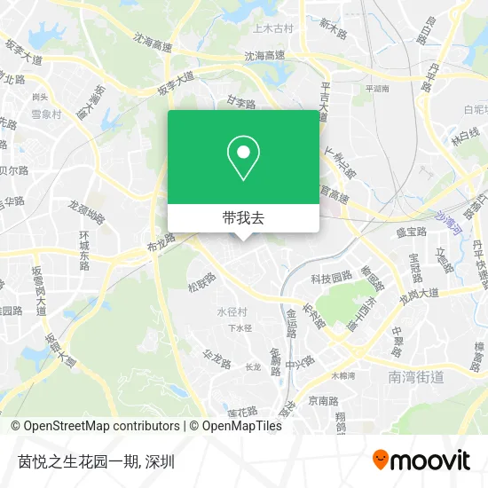 茵悦之生花园一期地图