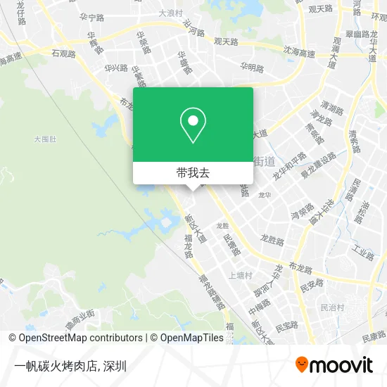 一帆碳火烤肉店地图