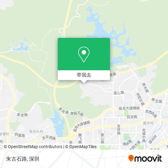 朱古石路地图
