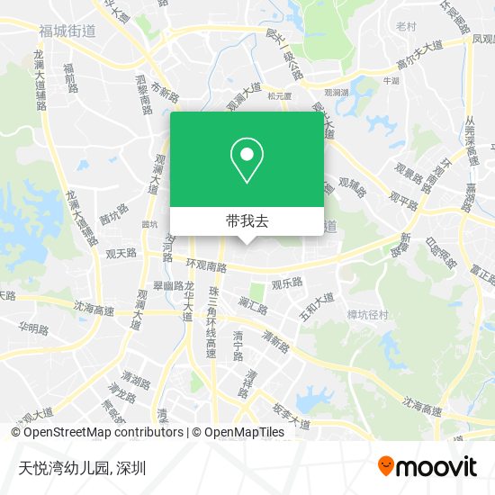 天悦湾幼儿园地图