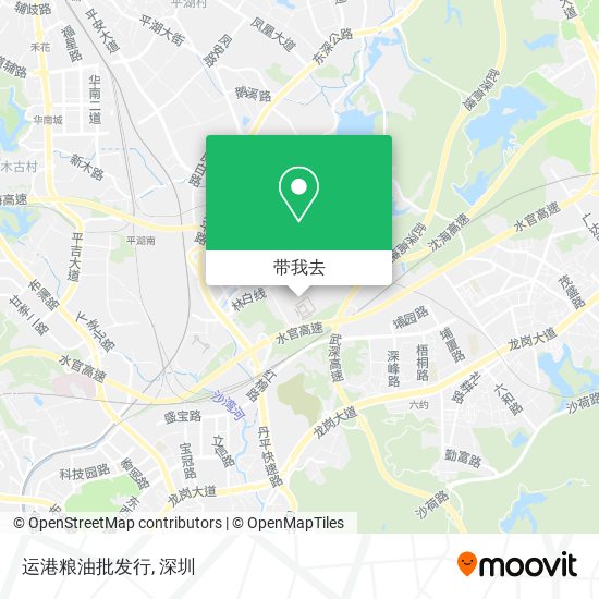 运港粮油批发行地图