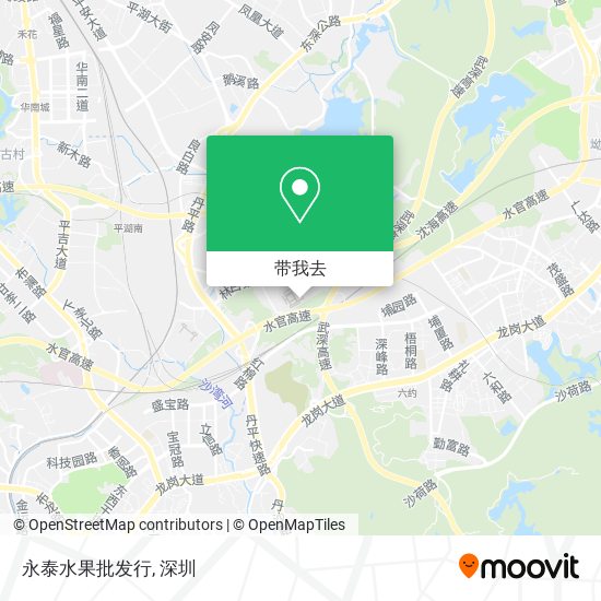 永泰水果批发行地图