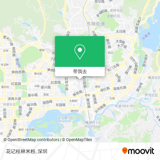 花记桂林米粉地图