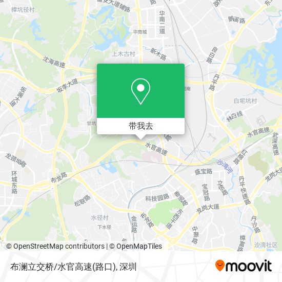 布澜立交桥/水官高速(路口)地图