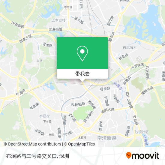 布澜路与二号路交叉口地图