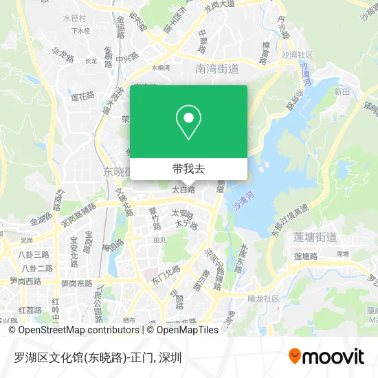 罗湖区文化馆(东晓路)-正门地图
