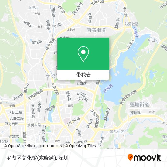罗湖区文化馆(东晓路)地图