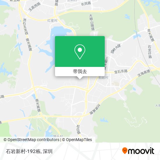 石岩新村-192栋地图