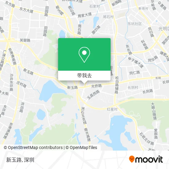 新玉路地图
