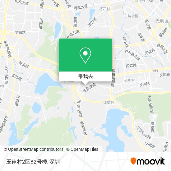 玉律村2区82号楼地图