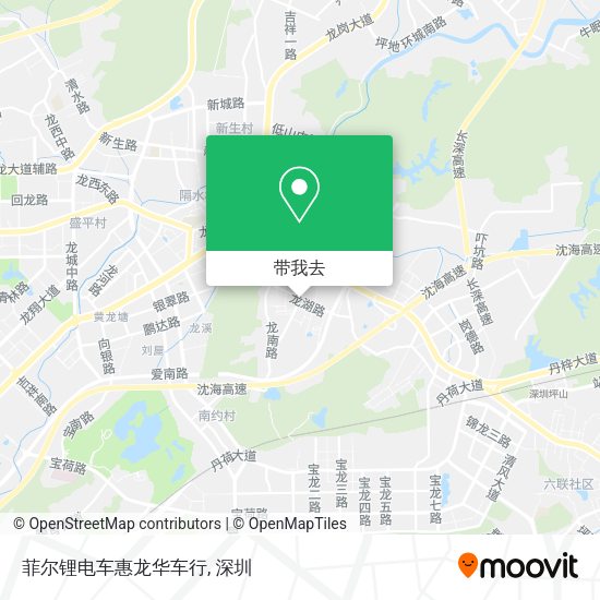 菲尔锂电车惠龙华车行地图