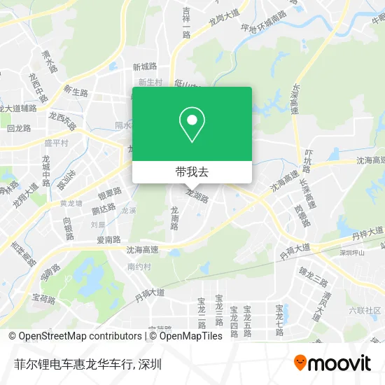 菲尔锂电车惠龙华车行地图