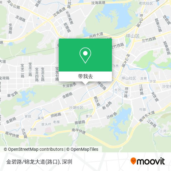 金碧路/锦龙大道(路口)地图