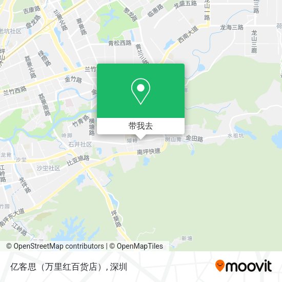 亿客思（万里红百货店）地图