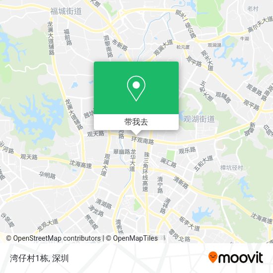湾仔村1栋地图