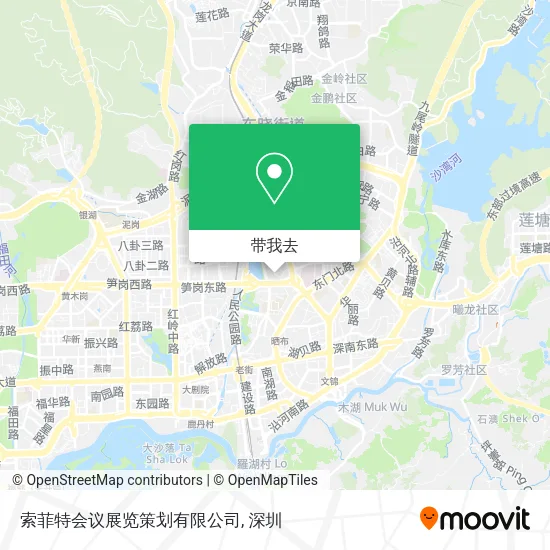 索菲特会议展览策划有限公司地图