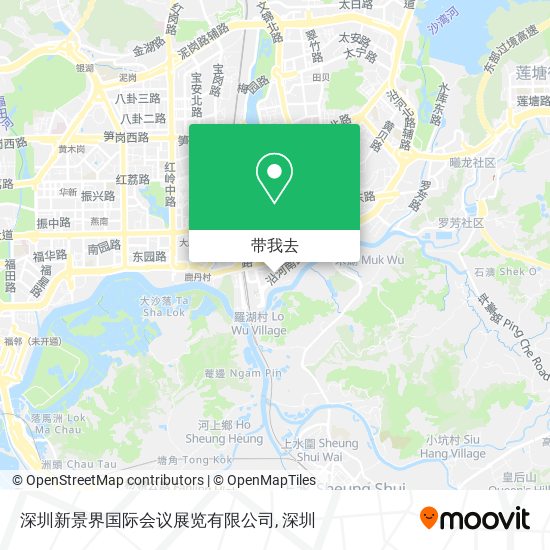 深圳新景界国际会议展览有限公司地图
