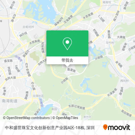 中和盛世珠宝文化创新创意产业园A区-18栋地图