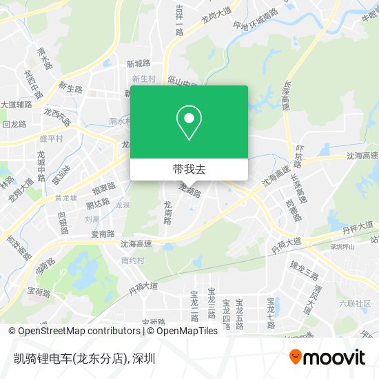 凯骑锂电车(龙东分店)地图