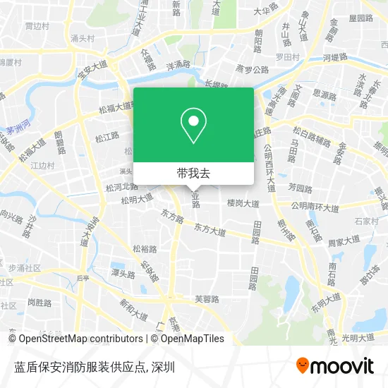 蓝盾保安消防服装供应点地图