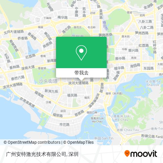 广州安特激光技术有限公司地图