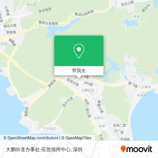 大鹏街道办事处-应急指挥中心地图