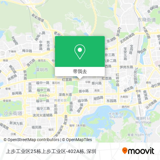 上步工业区25栋上步工业区-402A栋地图