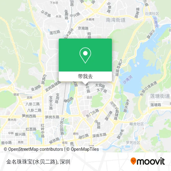 金名珠珠宝(水贝二路)地图