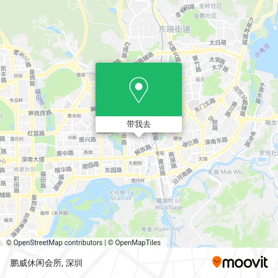 鹏威休闲会所地图