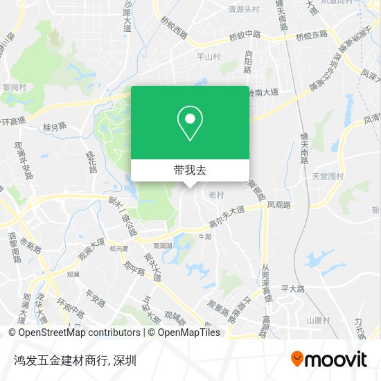 鸿发五金建材商行地图